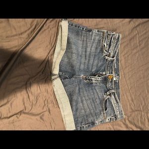 Denim shorts